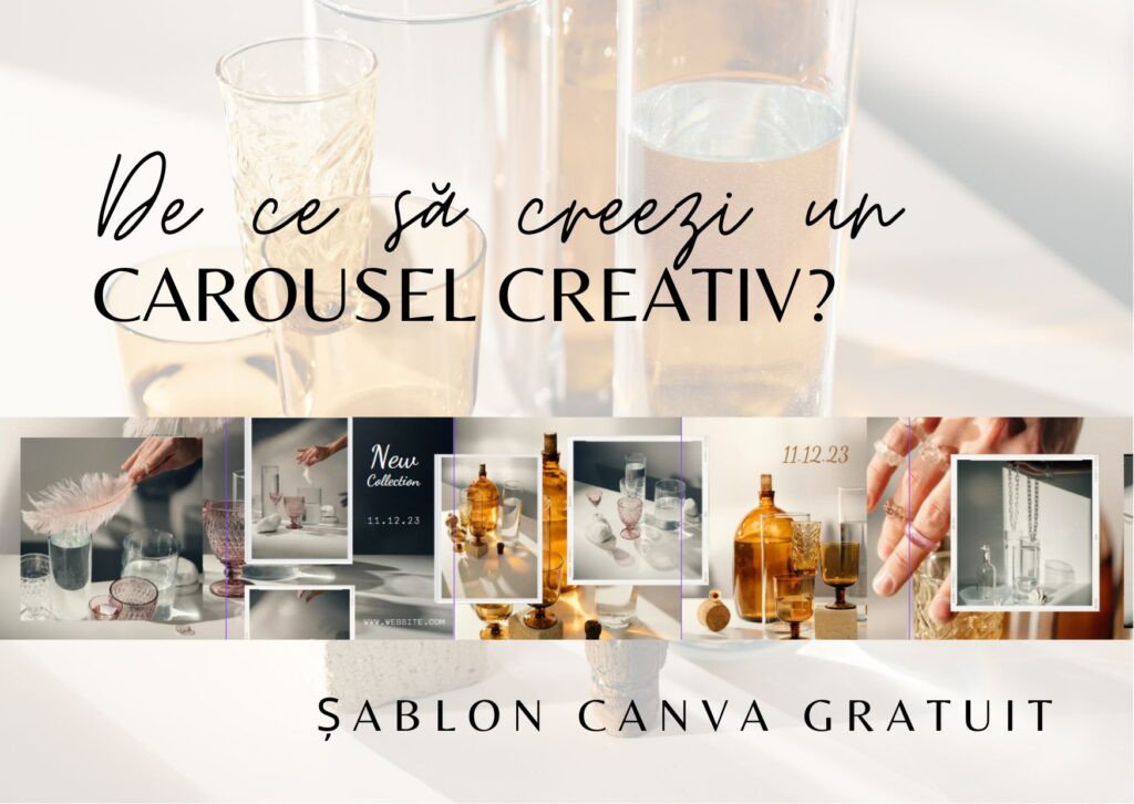 sabloane canva - carousel creativ