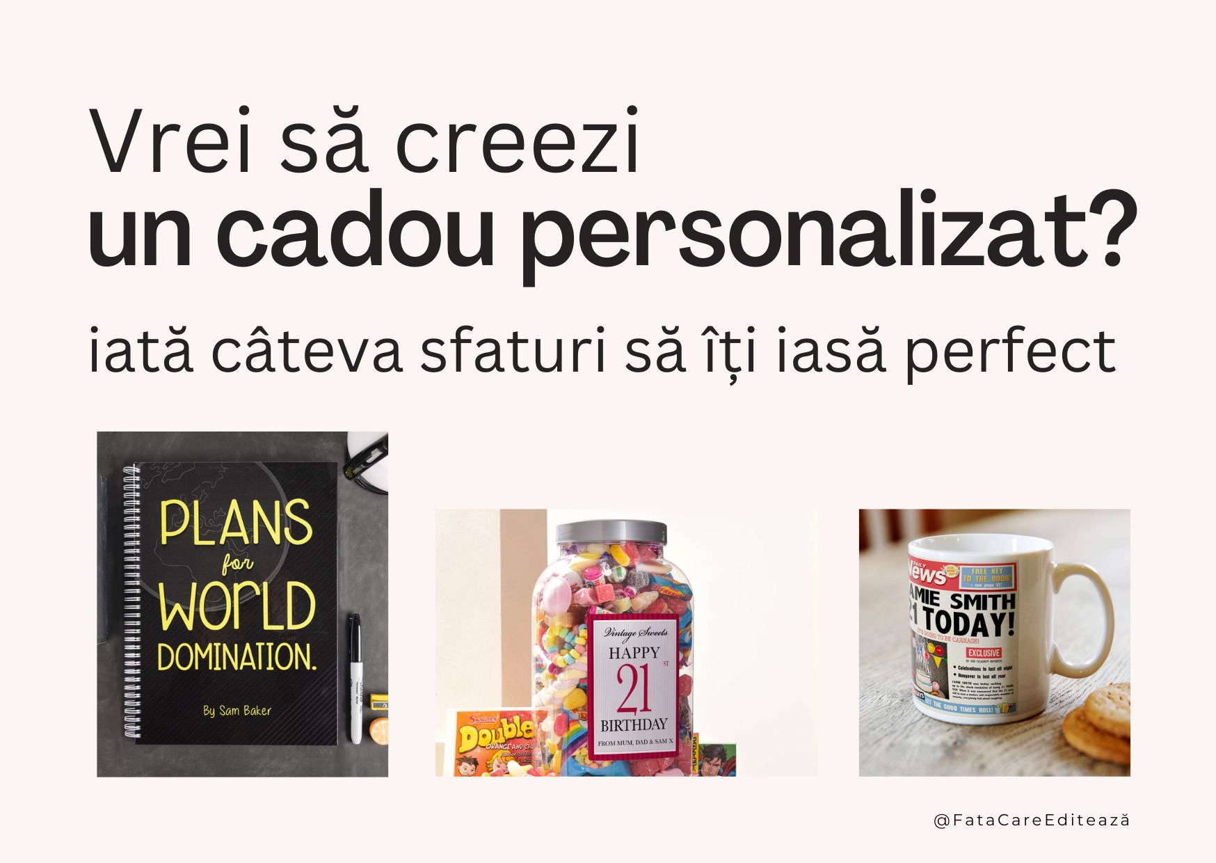 sfaturi personalizare cadou