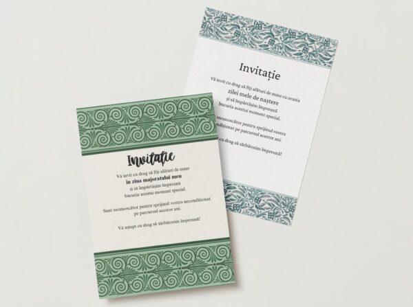10 fundaluri vintage + Set de modele de invitații - Image 6
