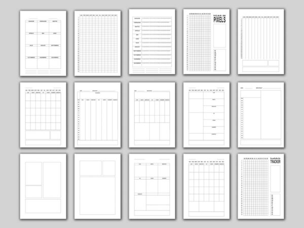 Agendă imprimabilă - Edit your life - the minimal