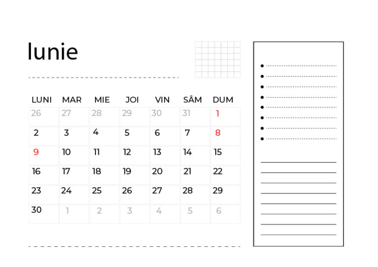 Calendar 2025 Zile libere în 2025, Calendar Lunar