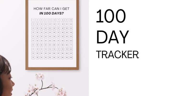 Habit tracker template - challenge tracker