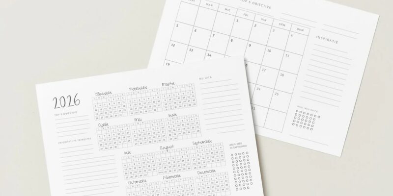 Calendar lunar 2026 PDF - 13 pagini