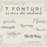 Fonturi scris de mână - cu diacritice românești