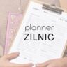 Minimalist daily planner - printer friendly - șablon de planificare zilnică
