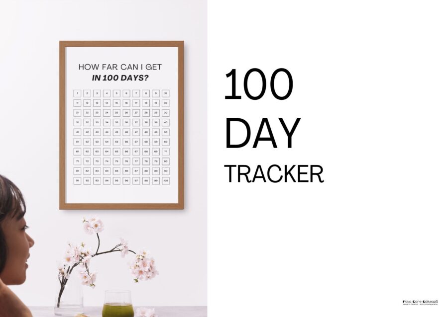 Habit tracker template - challenge tracker